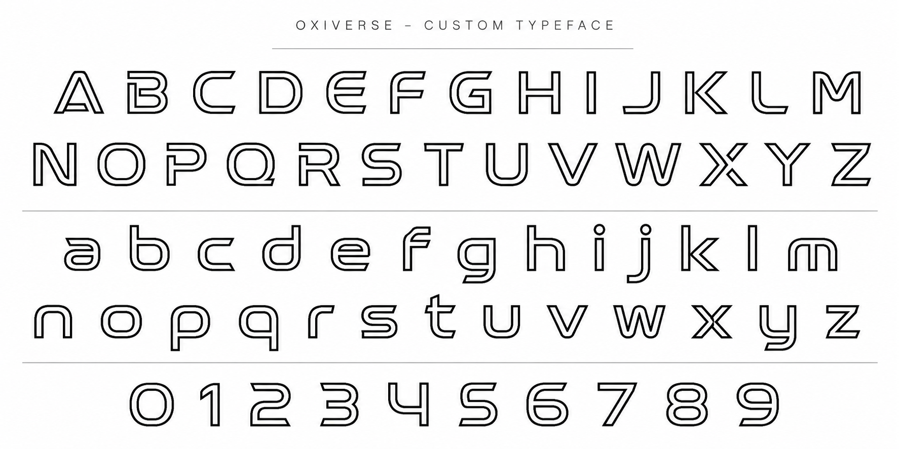 OXIVERSE NEW FONT